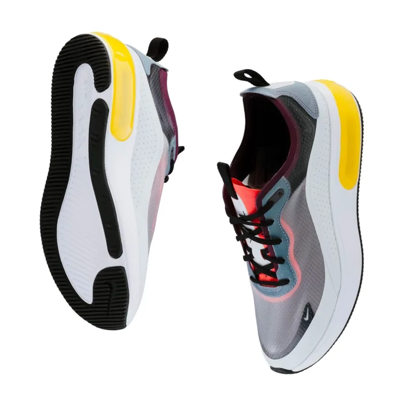 Both sneakers on pure white, enlarged to fill the frame